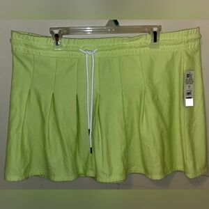 Lime Green Skirt with Drawstring/ Includes Free Item